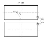 Glyco 71-4529 Комплект подшипника