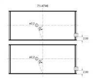 Glyco 71-4746 Підшипник кульковий Glyco 71-4746 Підшипник кульковий