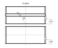 Glyco 72-3634 Підшипник кульковий Glyco 72-3634 Підшипник кульковий