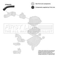 First Line/KeyParts FTH1475 Duct assy air inlet rubber First Line/KeyParts FTH1475 Duct assy air inlet rubber