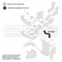 First Line/KeyParts FTH1605 Патрубок інтеркулера
