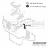 First Line/KeyParts FTH1624 Патрубок інтеркулера First Line/KeyParts FTH1624 Патрубок інтеркулера