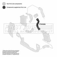 First Line/KeyParts FTH1626 Патрубок интеркулера First Line/KeyParts FTH1626 Патрубок интеркулера