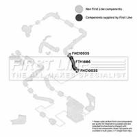 First Line/KeyParts FTH1686 Патрубок интеркулера