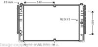 Ava VW2149 Радиатор охлаждения двигателя