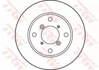TRW DF3106 Brake disc