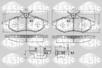 Sasic 6210004 Brake pads
