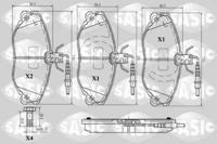 Sasic 6210005 Brake pads