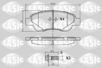 Sasic 6210006 Brake pads