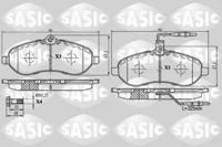 Sasic 6210017 Brake pads