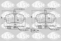 Sasic 6210019 Brake pads