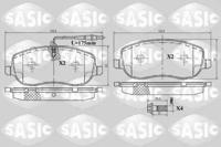Sasic 6210029 Brake pads