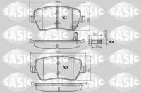Sasic 6214011 Brake pads