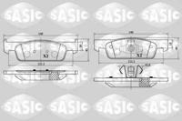 Sasic 6214029 Brake pads
