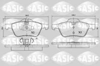 Sasic 6216047 Brake pads