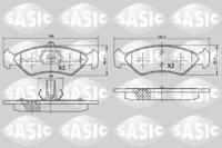 Sasic 6216049 Brake pads
