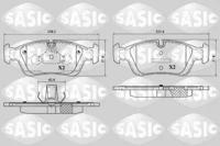 Sasic 6216052 Brake pads