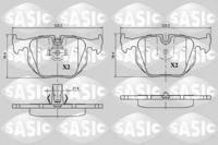 Sasic 6216054 Brake pads