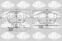 Sasic 6216055 Brake pads