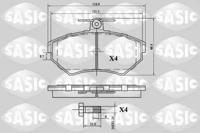 Sasic 6216057 Brake pads