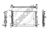 Somora 162940 Радіатор охолодження двигуна Somora 162940 Радіатор охолодження двигуна