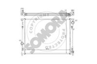 Somora 171040 Радіатор охолодження двигуна Somora 171040 Радіатор охолодження двигуна