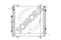 Somora 172940 Радіатор охолодження двигуна Somora 172940 Радіатор охолодження двигуна