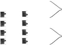 Hella 8DZ 355 202-451 Spring set disc brake Hella 8DZ 355 202-451 Spring set disc brake