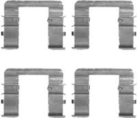 Hella 8DZ 355 205-061 Монтажний комплект гальмівних колодок