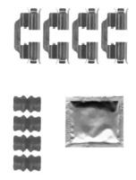 Hella 8DZ 355 205-301 Монтажний комплект гальмівних колодок Hella 8DZ 355 205-301 Монтажний комплект гальмівних колодок