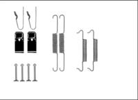 Hella 8DZ 355 206-131 Комплект пружинок барабанних гальм