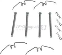 Jp Group 8164001610 Комплект монтажный дисковых тормозных колодок Jp Group 8164001610 Комплект монтажный дисковых тормозных колодок