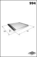 MecaFilter ELR7045 Фільтр салону MecaFilter ELR7045 Фільтр салону