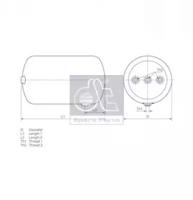 Diesel Technic 3.70120 Пневматична подушка