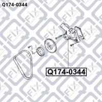 Q-FIX Q1740344 Water pump