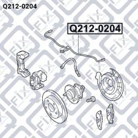 Q-FIX Q212-0204 Датчик ABS