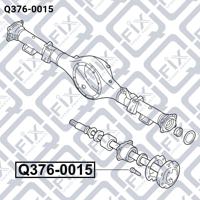 Q-FIX Q3760015 Гайка колесная Q-FIX Q3760015 Гайка колесная