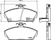Hella 8DB 355 018-031 Brake pads