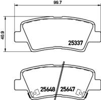 Hella 8DB 355 020-371 Brake pads Hella 8DB 355 020-371 Brake pads
