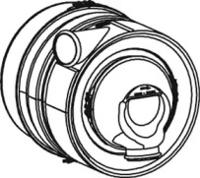 Dinex 68350 Muffler assy front