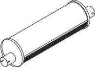 Dinex 68405 Середній кінцевий глушник ог Dinex 68405 Середній кінцевий глушник ог