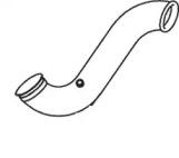Dinex 68602 Exhaust pipe