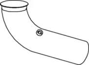 Dinex 68668 Exhaust pipe