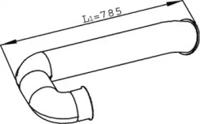 Dinex 68713 Exhaust pipe