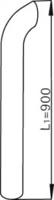 Dinex 68767 Exhaust pipe