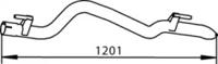 Dinex 74517 Exhaust pipe