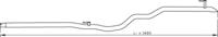 Dinex 74607 Exhaust pipe