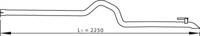 Dinex 74611 Exhaust pipe
