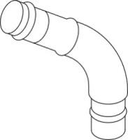 Dinex 80130 Exhaust pipe