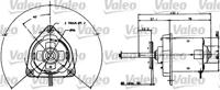 Valeo 698004 Motor assy cooling fan Valeo 698004 Motor assy cooling fan